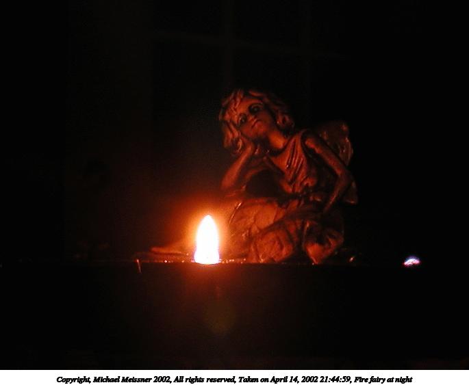 Fire fairy at night #2