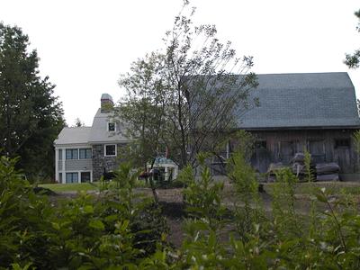 House and barn overlooking Acton Arboretum