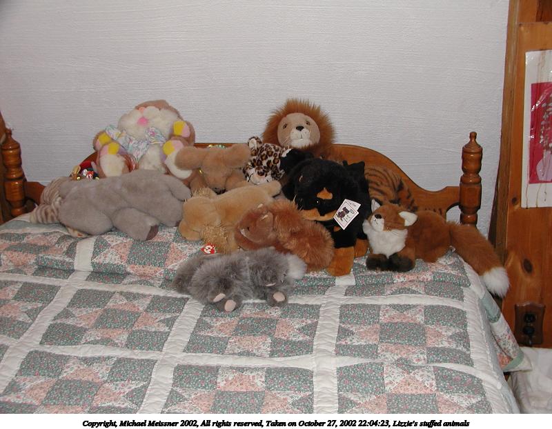 Lizzie's stuffed animals #2