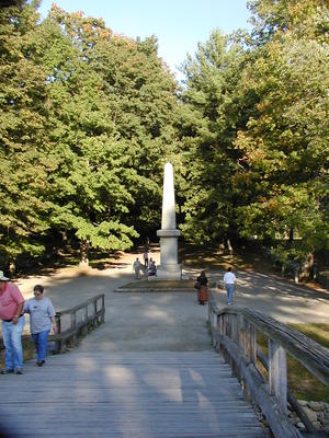 North bridge and memorial