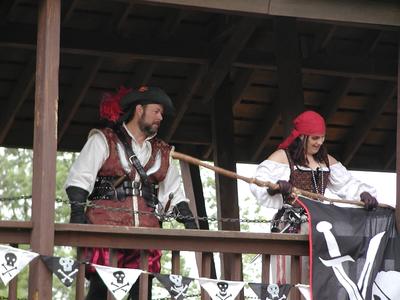 Pirates at opening gate of Georgia Renaissance Faire