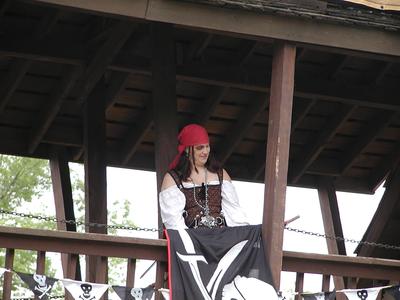Pirate at opening gate of Georgia Renaissance Faire