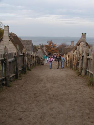 Plimoth and the harbor