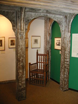 Reproduction chair in an arch #2