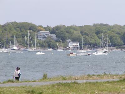 Boats in Salem harbor