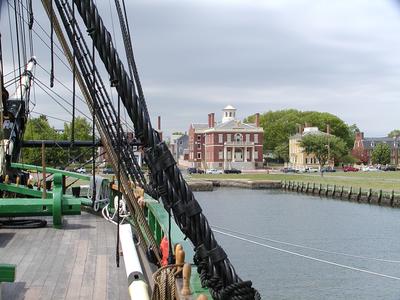 Custom House from the bow of the Friendship #2