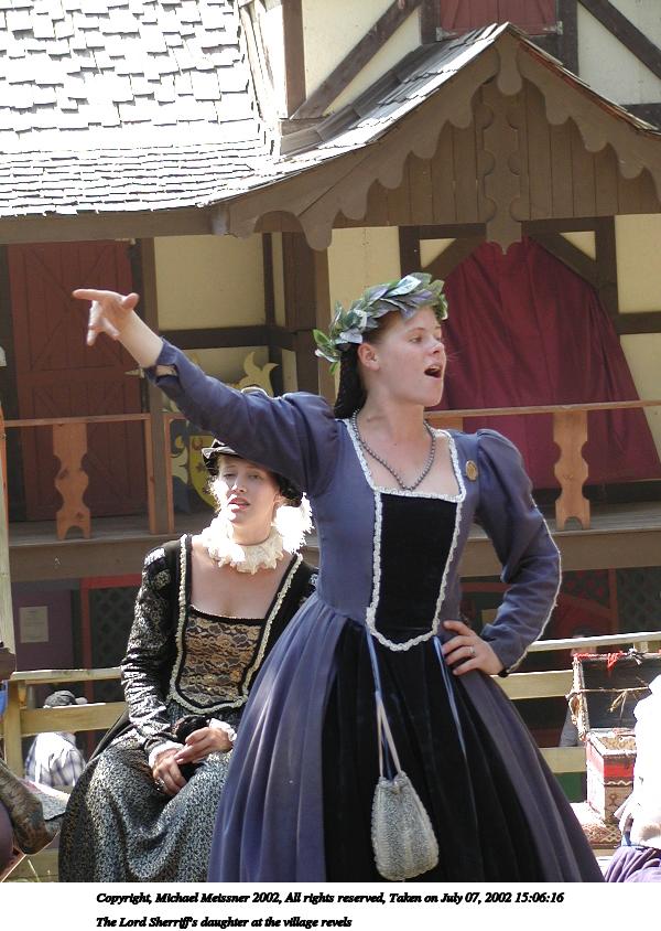 The Lord Sherriff's daughter at the village revels #2