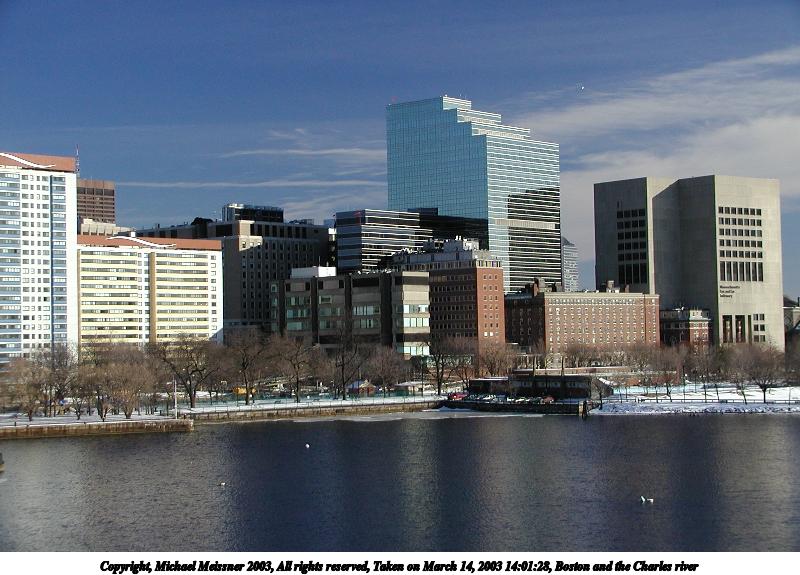 Boston and the Charles river