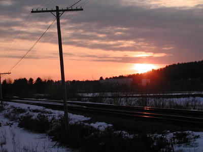 Sunset over the tracks (redenhancer) #2