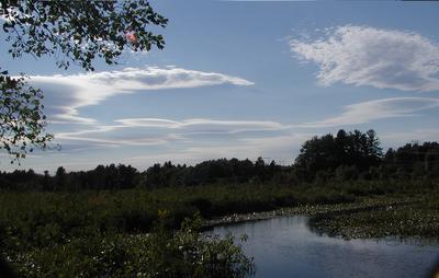 Clouds over Spectacle Pond