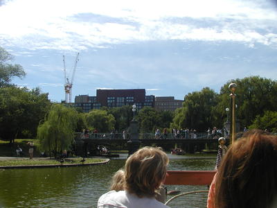 Bridge over the Public Garden Lagoon from the swan boat #3