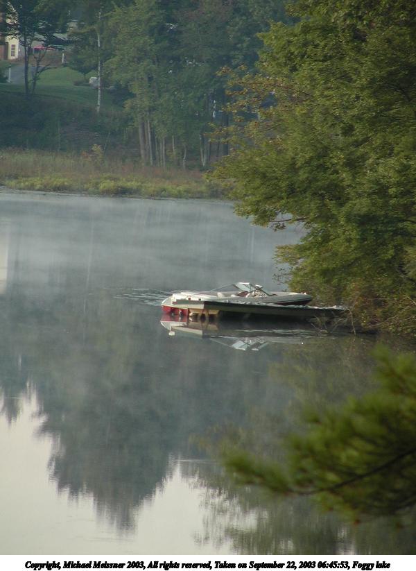 Foggy lake #3