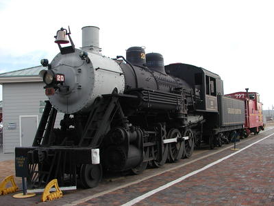 Steam engine used in the summer time