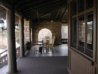 Porch at the El Tovar
