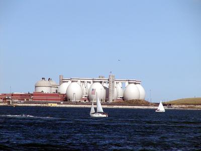 Waste treatment facility at Deer Island