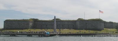 Fort Warren on Georges island