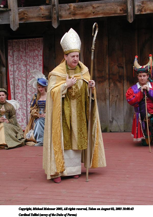 Cardinal Tallini (envoy of the Duke of Parma)