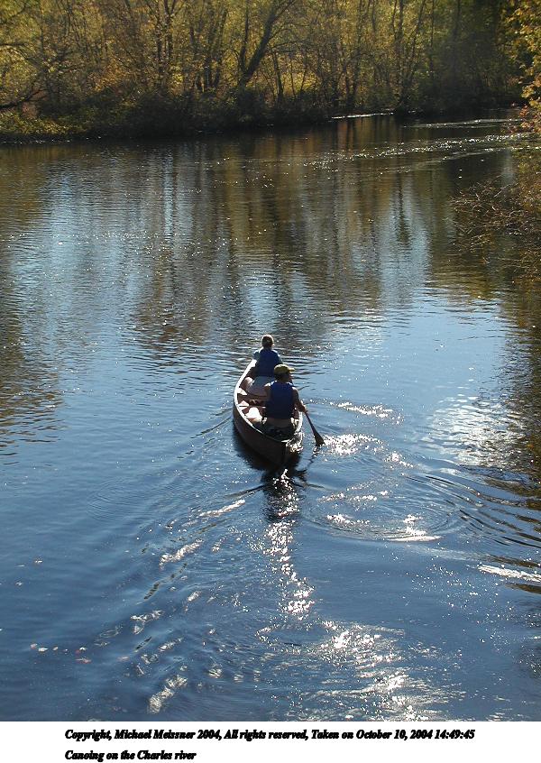 Canoing on the Charles river #4
