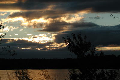 Clouds over the Acton resevoir #2