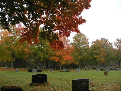 Andover cemetery in the fall #4