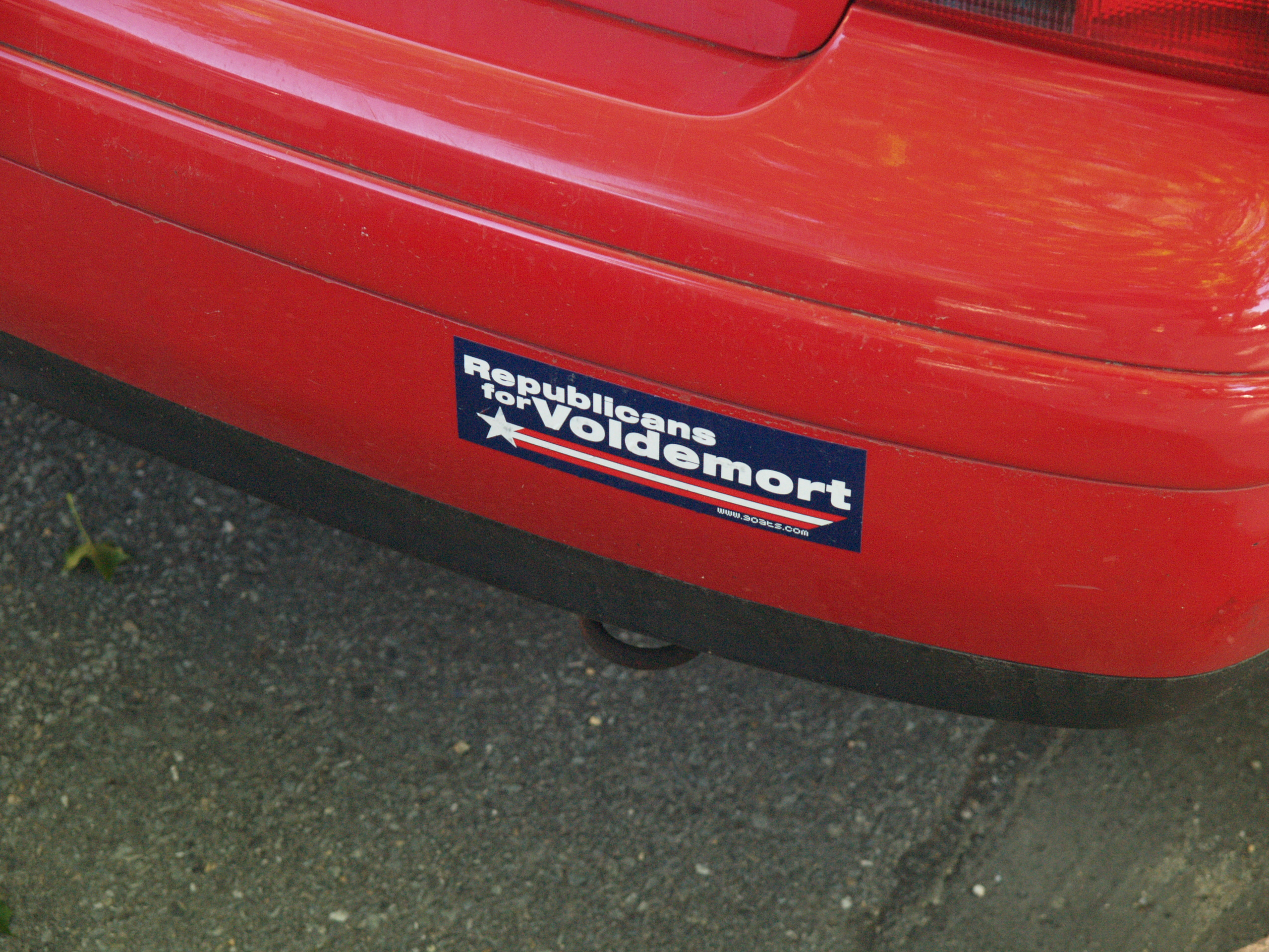 Democratic bumper sticker from 2004