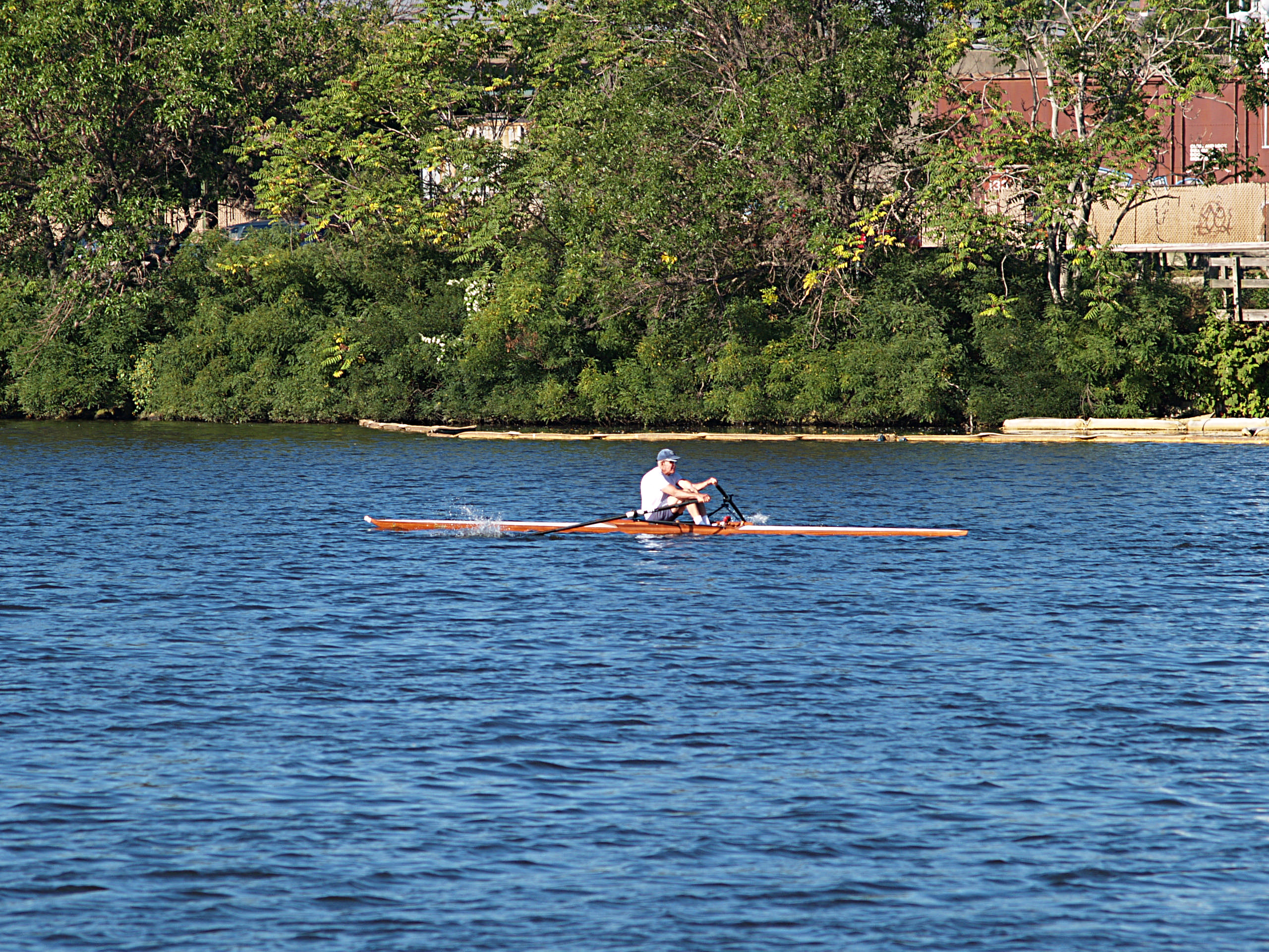 Rowing on the Charles river