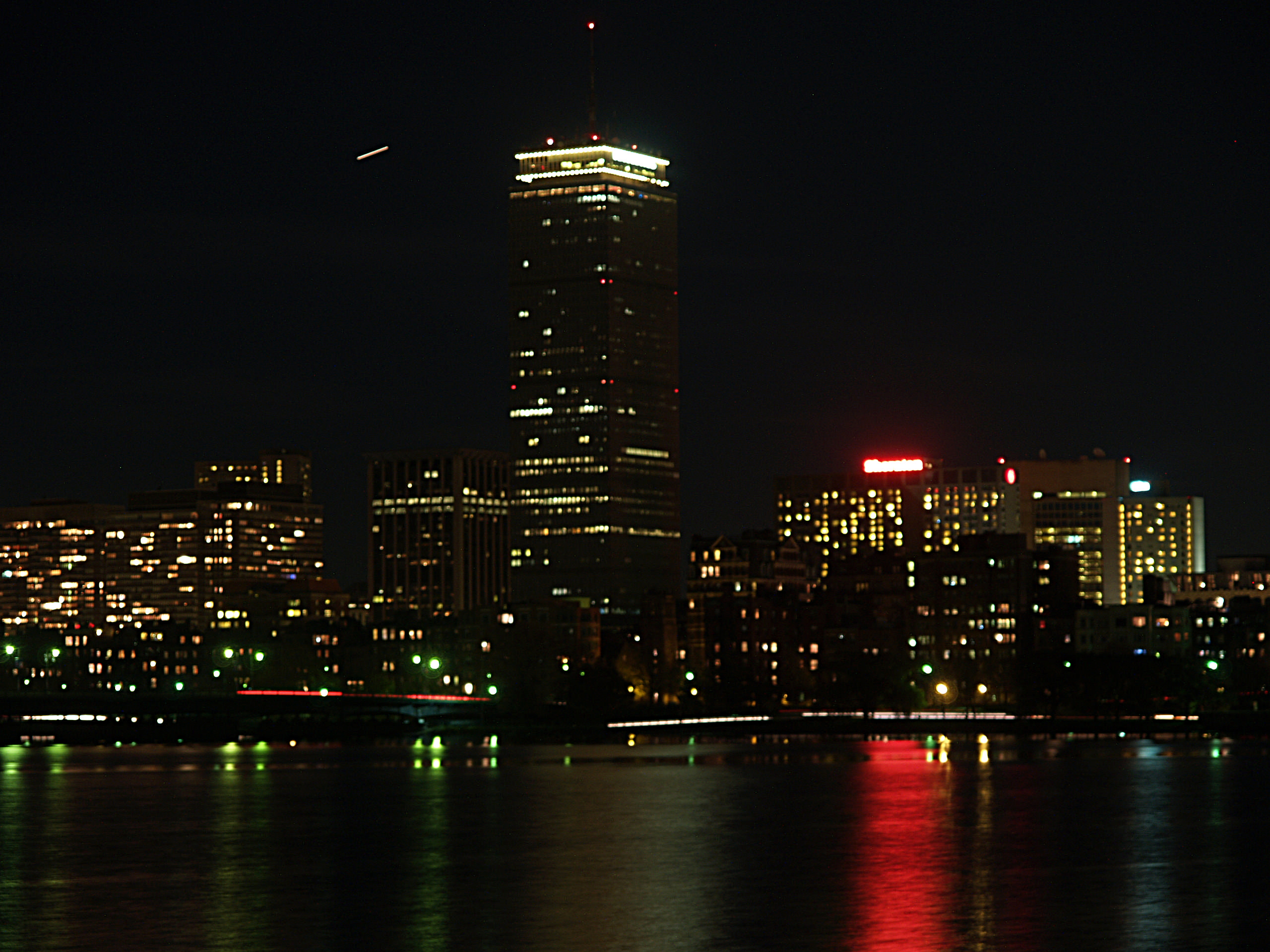 Boston night skyline #3