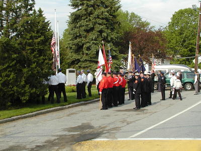 Memorial Day at the Forge Pond war memorial