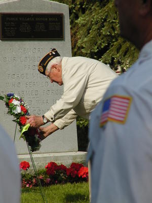 Memorial Day at the Forge Pond war memorial #2