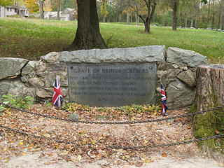 Grave of the british soldiers