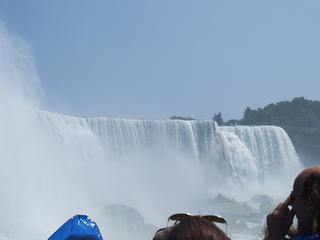 American & Bridal Veil falls from Maid of the Mist