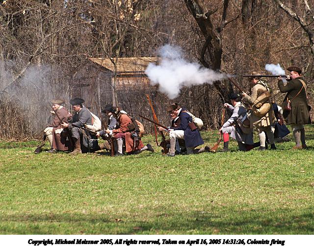 Colonists firing #3