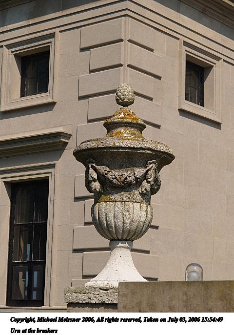 Urn at the breakers