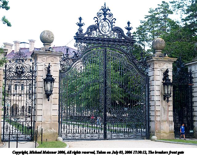 The breakers front gate