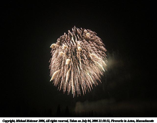 Fireworks in Acton, Massachusetts #5