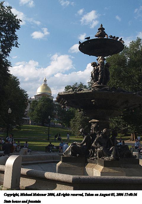 State house and fountain