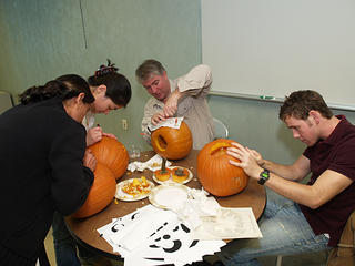 Carving pumpkins #3