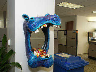 Hippo candy holder