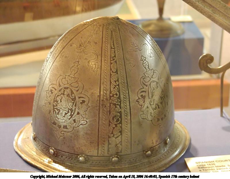 Spanish 17th century helmet