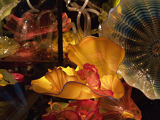 Glass sculpture of jellies #3