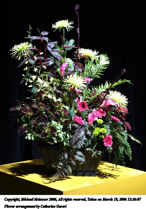 Flower arrangement by Catherine Gareri