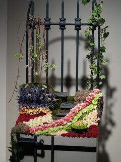 Flower arrangement by A. Hoffman & P. Moore