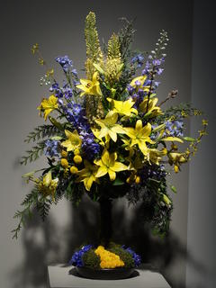 Flower arrangement by Jane Cheever Carr