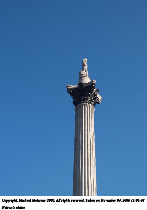 Nelson's statue