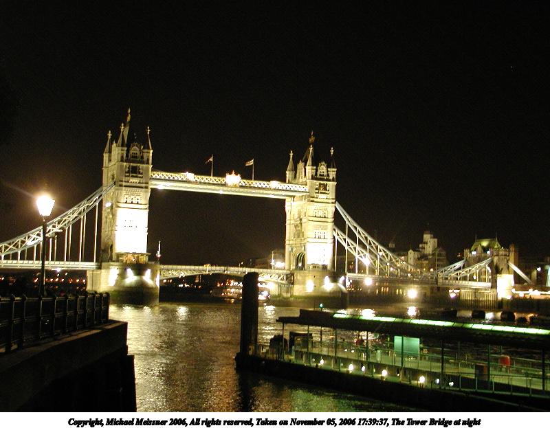 The Tower Bridge at night #2
