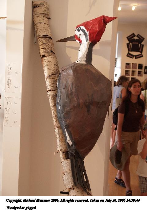 Woodpecker puppet