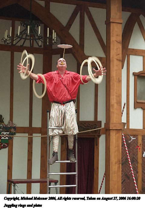 Juggling rings and plates