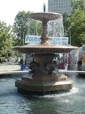 Public fountain