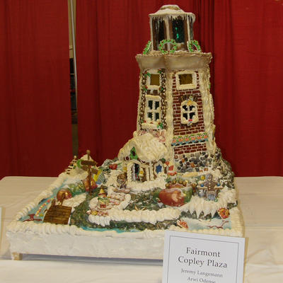 Gingerbread lighthouse