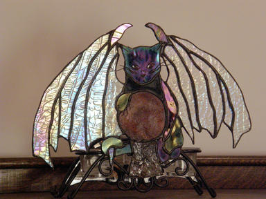 Stained glass cat #2